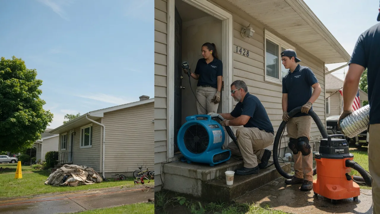 Water Damage Restoration in Sidney, IL near me